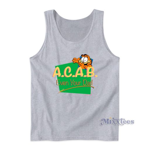 Vintage Inspired ACAB Garfield Tank Top