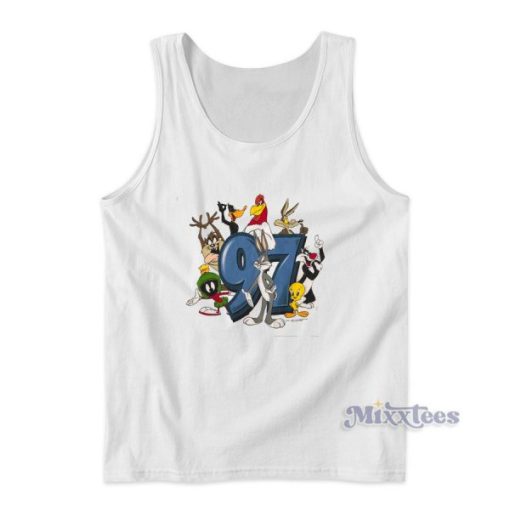 Vintage Looney Tunes Six Flags Tank Top for Unisex