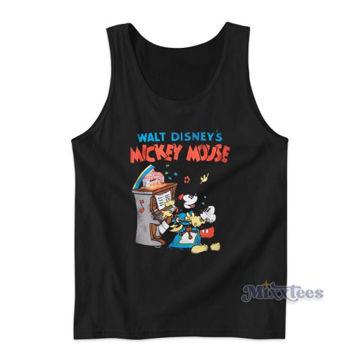 Vintage Minnie And Mickey Tank Top for Unisex