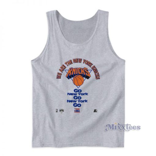 Vintage New York Knicks Starter Tank Top For Unisex