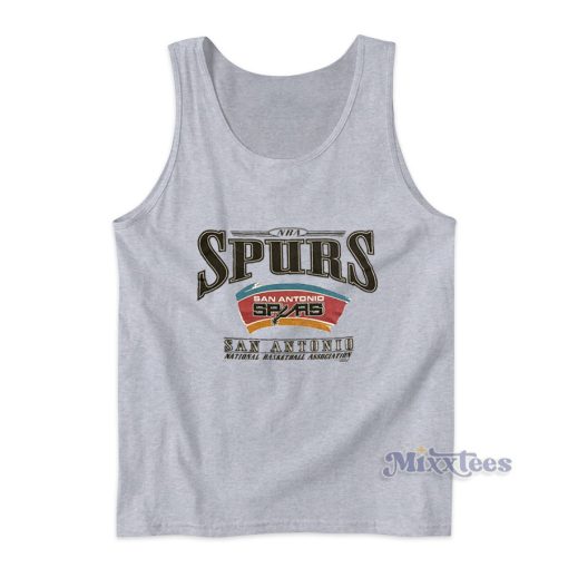 Vintage San Antonio Spurs NBA Basketball Tank Top for Unisex