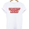 Virginity Rocks Red T-shirt