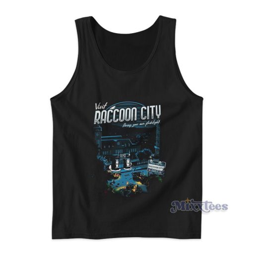 Visit Raccoon City Bring Your Own Flashlight Tank Top For Unisex