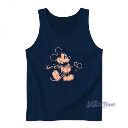 Walt Disney World 50th Anniversary Tank Top For Unisex