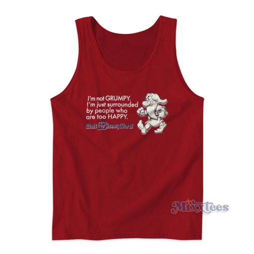 Walt Disney World Grumpy Tank Top for Unisex