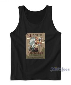 Wanted Owl Lady Reward Tank Top For Unisex