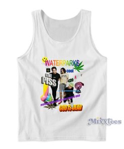 Waterparks Cat Piss God Is Dead Tank Top Waterparks Cat Piss God Is Dead Tank Top