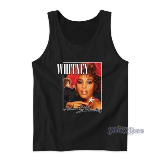 Whitney Houston I Wanna Dance With Somebody Tank Top