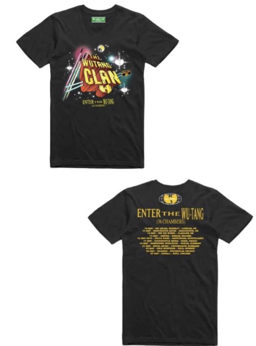 Wutang Clan Gods of Rap Tour 2019 T-shirt