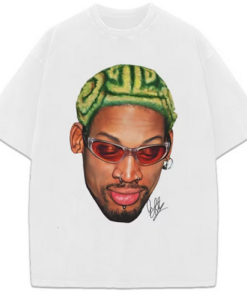 Zig Zag Green Hair Rodzilla Hollywood 90’s Vintage Design T-shirt AL