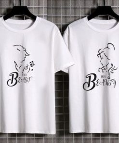 beauty and the beast valentine couple shirt 2 beauty and the beast valentine couple shirt 3