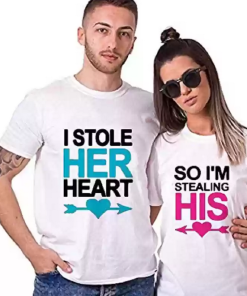 i stole her heart so i’m stealing his T-Shirt Couple i stole her heart so i’m stealing his T-Shirt Couple