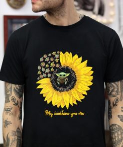The Mandalorian Baby Yoda sunflower my sunshine you are t-shirt