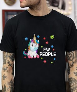 Unicorn quarantine 2020 ew people t-shirt