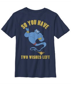 Boy’s Aladdin Genie Two Wishes Left T-Shirt