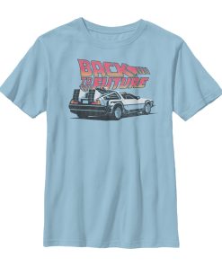 Boy’s Back to the Future DeLorean Cartoon T-Shirt