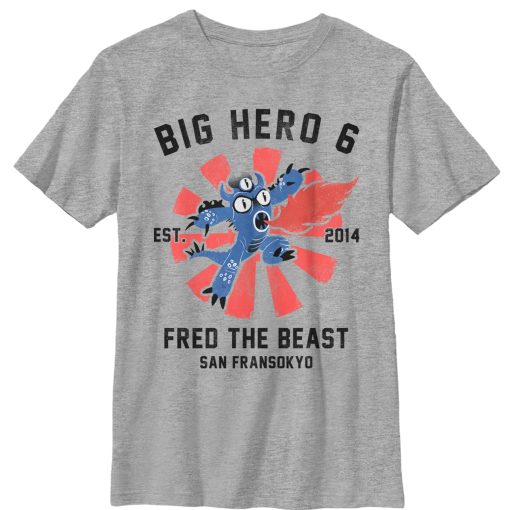 Boy’s Big Hero 6 Fred the Beast Portrait T-Shirt