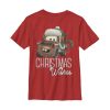Boy’s Cars Christmas Mater Wishes T-Shirt