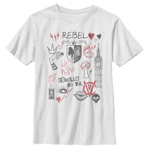 Boy’s Cruella Rebel Icons T-Shirt