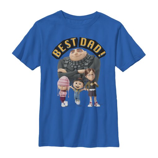 Boy’s Despicable Me Father’s Day Best Dad T-Shirt