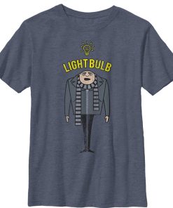 Boy’s Despicable Me Gru Lightbulb T-Shirt