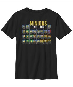 Boy’s Despicable Me Minion Emotion Periodic Table T-Shirt