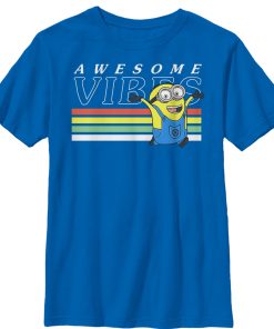 Boy’s Despicable Me Minion Rainbow Vibes T-Shirt