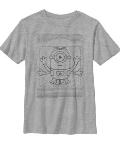 Boy’s Despicable Me Minion da Vinci Man T-Shirt
