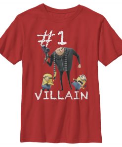 Boy’s Despicable Me Minions #1 Villain T-Shirt