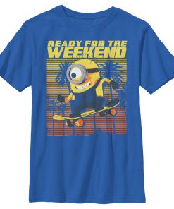 Boy’s Despicable Me Minions Ready For The Weekend T-Shirt