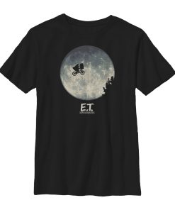 Boy’s E.T. the Extra-Terrestrial Over the Moon Ride T-Shirt