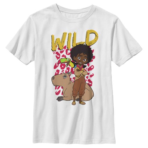 Boy’s Encanto Antonio Wild Like The Animals Print T-Shirt