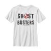 Boy’s Ghostbusters Scratchy Text Logo T-Shirt
