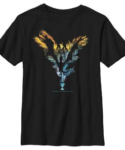 Boy’s Harry Potter Dragon Flame Silhouette T-Shirt