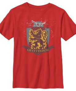 Boy’s Harry Potter Gryffindor Quidditch Coat of Arms T-Shirt