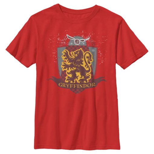 Boy’s Harry Potter Gryffindor Quidditch Coat of Arms T-Shirt