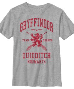 Boy’s Harry Potter Gryffindor Quidditch Team Seeker T-Shirt