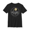 Boy’s Harry Potter Hogwarts Line Art Moonrise T-Shirt