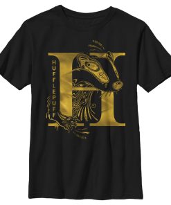 Boy’s Harry Potter Hufflepuff H Logo T-Shirt