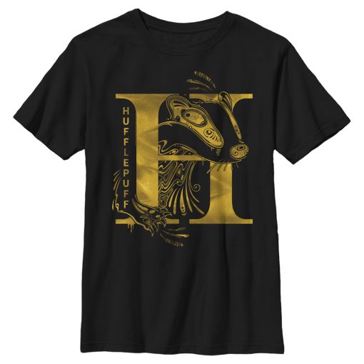 Boy’s Harry Potter Hufflepuff H Logo T-Shirt