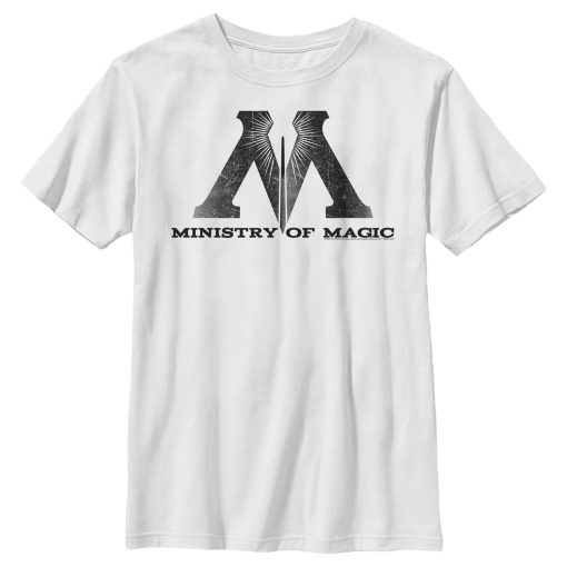 Boy’s Harry Potter Ministry Of Magic Logo T-Shirt