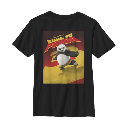 Boy’s Kung Fu Panda Movie Poster T-Shirt