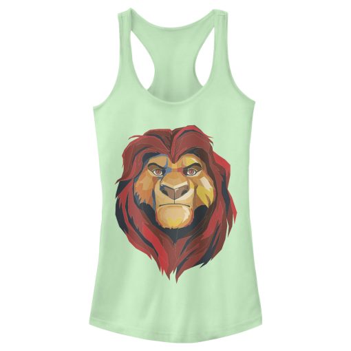 Boy’s Lion King Geometric Mufasa Portrait T-Shirt