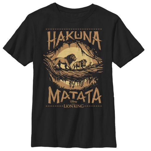 Boy’s Lion King Hakuna Matata Jungle Trio T-Shirt