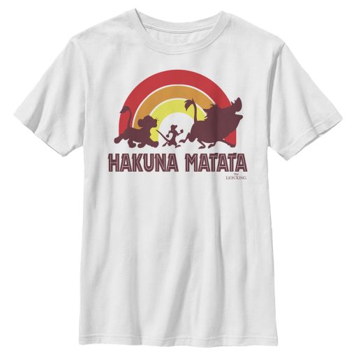 Boy’s Lion King Hakuna Matata Rainbow T-Shirt