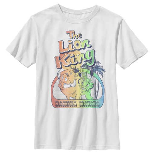 Boy’s Lion King Retro Best Friend Frame T-Shirt