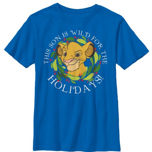 Boy’s Lion King Son Wild for Holidays T-Shirt