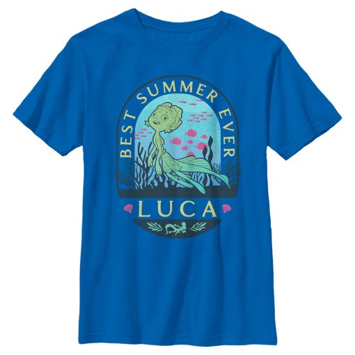 Boy’s Luca Best Summer Ever Stamp T-Shirt