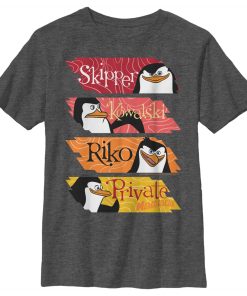 Boy’s Madagascar Penguin Panels T-Shirt