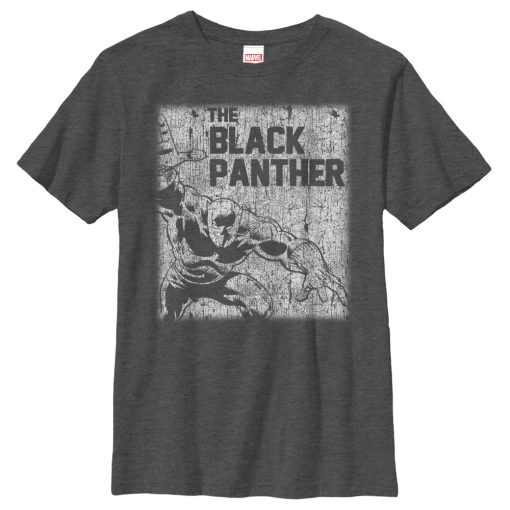 Boy’s Marvel Black Panther Chalk Print T-Shirt